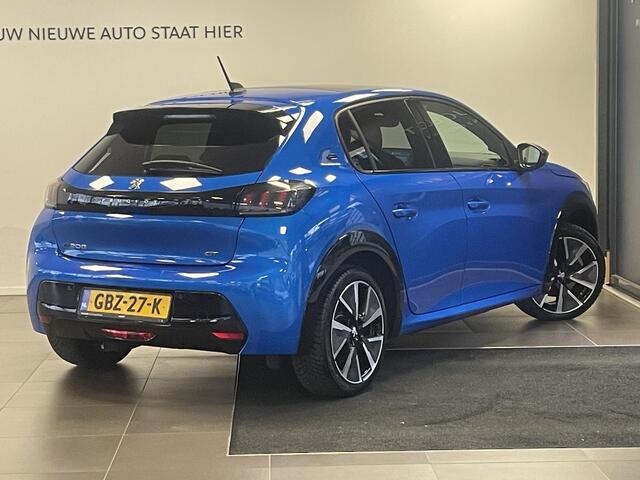 Peugeot e-208 GT EV 3-FASEN 50kWh 136pk | PANODAK | STOELVERW. | DODEHOEKBEW. | WARMTEPOMP | CAMERA | NAVI | DAB+ | CLIMA | CRUISE