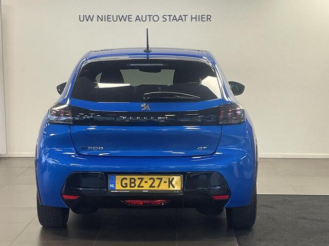 Peugeot e-208 GT EV 3-FASEN 50kWh 136pk | PANODAK | STOELVERW. | DODEHOEKBEW. | WARMTEPOMP | CAMERA | NAVI | DAB+ | CLIMA | CRUISE