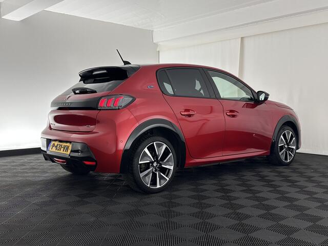 Peugeot e-208 EV GT Pack 50 kWh [ 3-Fase-11kW ] {SOH-88%] (INCL-BTW) *FULL-LED | DIGI-COCKPIT | BLINDSPOT | CAMERA | LEATHER-ALCANTARA | AMBIENTLIGHT | NAVI-FULLMAP | LANE-ASSIST | KEYLESS | DAB | CCS-FASTLOADER | HEATED-SPORTSEATS | 17''ALU*