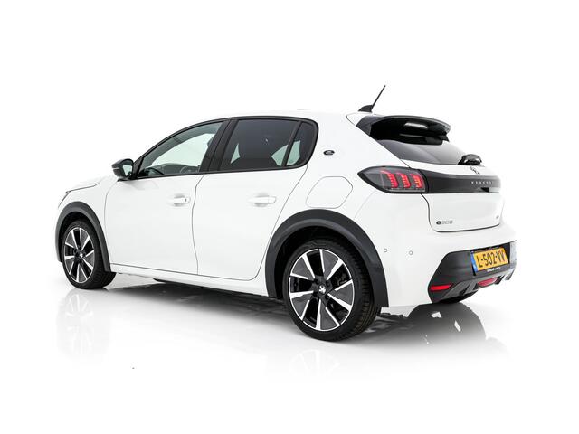 Peugeot e-208 EV GT Pack 50 kWh (3-Fase-11kW) {SOH-86%} (INCL-BTW) *HEATPUMP | PANO | FULL-LED | DIGI-COCKPIT | BLINDSPOT | CAMERA | LEATHER-ALCANTARA | AMBIENTLIGHT | NAVI-FULLMAP | LANE-ASSIST | KEYLESS | DAB | CCS-FASTLOADER | HEATED-SPORTSEATS