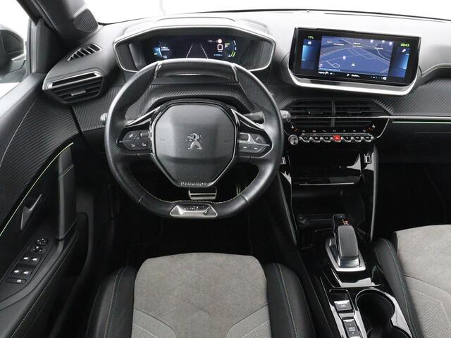 Peugeot e-208 EV GT 350 50 kWh | 27.200km NAP | SOH 93% | Stoelverwarming | Leder/Alcantara | Camera | Adaptive cruise | Carplay | Full LED | Navigatie | Climate control