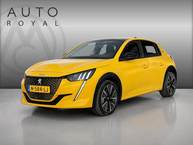 Peugeot e-208 EV GT Pack 50 kWh SOH 92% | PANORAMADAK| MULTIMEDIA| NAVIGATIE | AIRCO/ECC | APPLE CARPL./ANDROID AUTO | CRUISECONTROL | CAMERA | SPORT STOELEN | PARKEERSENSOREN |