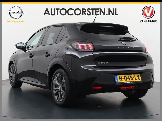 Peugeot e-208 EV Allure Pack 50kWh SOH 89% Stoelverwarming 3D-Navi 360°Camera Apple Carplay Android Auto Keyless Lmv Privacy Glas Led Bluetooth Isofix DAB+ Rijstrooksensor