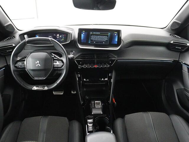 Peugeot e-208 EV GT 350 50 kWh | SOH 92,2% | Half leder | Stoelverwarming | Navigatie | Climate control | Carplay | Camera | Park assist
