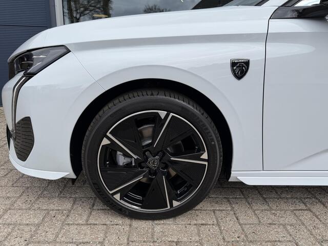Peugeot e-308 SW GT EV 54 kWh | Nieuwe Auto | Tot 8 jaar Garantie | Tot 420 Km WLTP | Alcantara Executive Pack | 360 Graden Camera | Navigatie | Stoelverwarming & Massage | Warmtepomp | Draadloze Telefoonlader | Keyless Entry | Elektrische Kofferklep | 18" Lichtmetalen