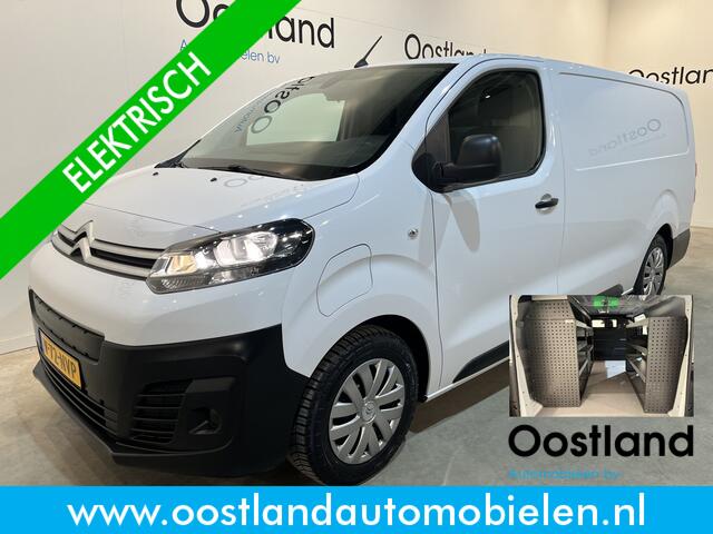 Peugeot e-Expert (Citroën Jumpy) L3 136 75 kWh / 100% Elektrisch !! / Kast-inrichting / Airco / Cruise Control / Klep / 3-Zits / 31.500 KM !!