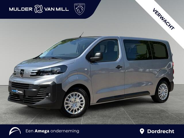 Peugeot e-Expert Combi L2 75kWh 136pk | 9-persoons | Achterdeuren met ramen | Multimedia | NAVI | Apple Carplay | Android Auto | Achteruitrijcamera | Bestuurdersstoel comfort met armsteun | 17 inch design doppen op stalen velg | van ¤62.595 voor ¤48.205 incl. BTW rijklaar