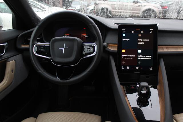 Polestar 2 Long Range Dual Motor Launch Edition 78kWh / Full option! / Trekhaak / Panoramadak / 360Camera / Luxe Leder / Keyless / 20'' / Stuurverwarming / Navigatie / DAB / ACC / Virtual Cockpit