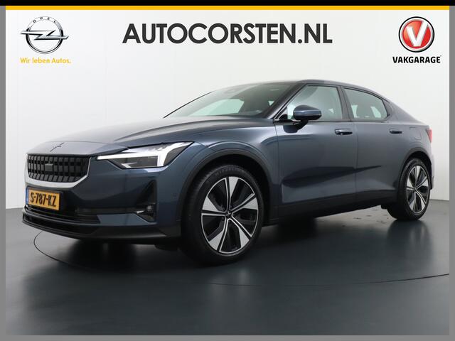 Polestar 2 Long Range 78kWh Carplay Android Auto Cruise Control Keyless Navi Ecc 360°Camera 19"LM Led-Pixel PDC Elektr.Klep Google Maps Blindspot Monitoring Stoelverwarming Regen-Lichtsensor Virtual-Cockpit Hill-Assist Lane Assist Origineel Nederlandse Auto Tot 150k