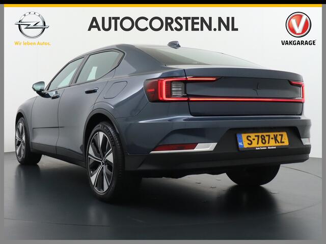 Polestar 2 Long Range 78kWh Carplay Android Auto Cruise Control Keyless Navi Ecc 360°Camera 19"LM Led-Pixel PDC Elektr.Klep Google Maps Blindspot Monitoring Stoelverwarming Regen-Lichtsensor Virtual-Cockpit Hill-Assist Lane Assist Origineel Nederlandse Auto Tot 150k