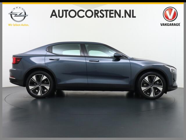 Polestar 2 Long Range 78kWh Carplay Android Auto Cruise Control Keyless Navi Ecc 360°Camera 19"LM Led-Pixel PDC Elektr.Klep Google Maps Blindspot Monitoring Stoelverwarming Regen-Lichtsensor Virtual-Cockpit Hill-Assist Lane Assist Origineel Nederlandse Auto Tot 150k