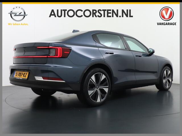 Polestar 2 Long Range 78kWh Carplay Android Auto Cruise Control Keyless Navi Ecc 360°Camera 19"LM Led-Pixel PDC Elektr.Klep Google Maps Blindspot Monitoring Stoelverwarming Regen-Lichtsensor Virtual-Cockpit Hill-Assist Lane Assist Origineel Nederlandse Auto Tot 150k