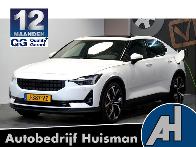 Polestar 2 Long Range Dual Motor Launch Ed. Performance 78kWh PANORAMADAK + GOOGLE NAVI + HARMAN/KARDON + STOEL-&STUURVERWARMING + ADAPT.CRUISE + PILOT ASSIST + BLIS + LANE ASSIST + MATRIX LED + 360 CAMERA + PARKSENSOREN + 20" LM-VELGEN!!