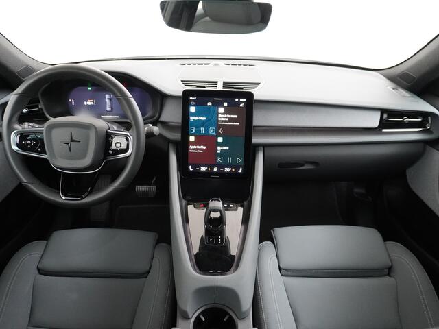 Polestar 2 Long Range 78 kWh Pano-Dak 20" Sleutelloos(Telefoon-sleutel) Adaptive-Cruise Carplay Android 360-Camera Elektr.stoelen+Geheugen Led-Pixel-Lamp WiFi PDC-a+v Park-Assist System-Home-Link Elektr.Klep Google Maps E Phone-Connect.Stoel-Verwarmd 1500kg-trekverm