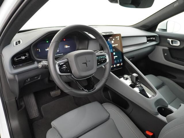 Polestar 2 Long Range 78 kWh Pano-Dak 20" Sleutelloos(Telefoon-sleutel) Adaptive-Cruise Carplay Android 360-Camera Elektr.stoelen+Geheugen Led-Pixel-Lamp WiFi PDC-a+v Park-Assist System-Home-Link Elektr.Klep Google Maps E Phone-Connect.Stoel-Verwarmd 1500kg-trekverm