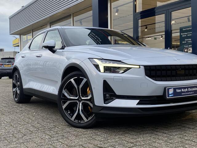 Polestar 2 Long Range Dual Motor Launch Edition 78kWh / Performance-Pack / Panodak / 408 PK / AWD / Adaptieve Cruise-Control Stop&Go / Climate-Control / Stoelverwarming V+A / Harman-Kardon Audio / Stuurverwarming / Dodehoek-Detectie / Draadloze-Telefoonlader / Rondo
