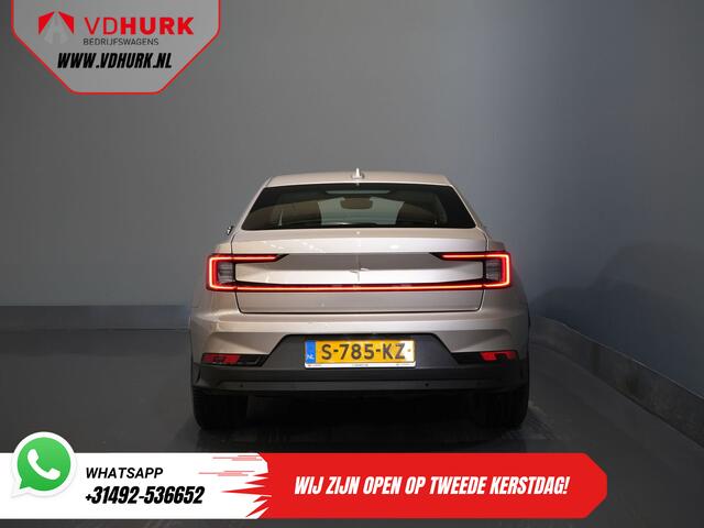 Polestar 2 Long Range 78 kWh 551 km WLTP LED/ Adapt.Cruise/ Memory/ Stoelverw./ 360 camera/ Carplay/ Navi/ Climate