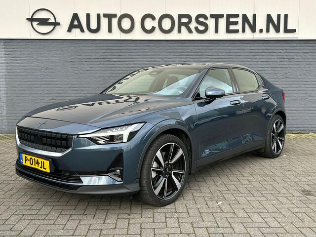 Polestar 2 Long Range 78kWh SOH 92% Leder Panoramadak Adap.Cruise Trekhaak Harman/Kardon®-Audio Memory Apple Carplay Android Auto Navi Ecc Stoel+Stuur+Achterbankverwarming Pdc Elek.Achterklep Lane Assist BLIS Road Sign Info 1e Eigenaar Origineel Nederlandse Auto