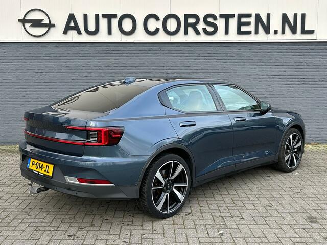 Polestar 2 Long Range 78kWh SOH 92% Leder Panoramadak Adap.Cruise Trekhaak Harman/Kardon®-Audio Memory Apple Carplay Android Auto Navi Ecc Stoel+Stuur+Achterbankverwarming Pdc Elek.Achterklep Lane Assist BLIS Road Sign Info 1e Eigenaar Origineel Nederlandse Auto
