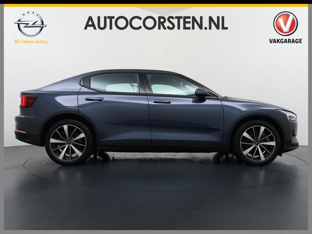 Polestar 2 69kWh SOH 92% Navi Ecc Camera Cruise Control Pdc Stoelverwarming Apple Carplay Android Auto Standard Range Single Motor Elek.Achterklep Lmv 19" Led Isofix Memory Elek.Stoel Keyless Rijstrooksensor 100% Dealeronderhouden