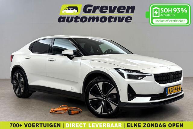 Polestar 2 Long Range Single Motor 78 kWh | Snelladen | SOH 93% | 360° | Memory | Virtual | Adap. Cruise | Carplay