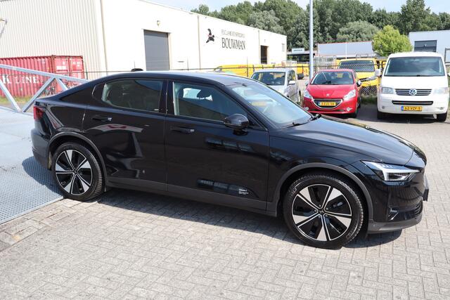 Polestar 2 Long Range Single Motor 78 kWh Pilot pack/Warmtepomp/Stoelverwarming/360 graden camera/Bestuurderstoel met geheugen/Apple carplay/Lane assist/Adaptieve cruisecontrol/Dode hoek assistent