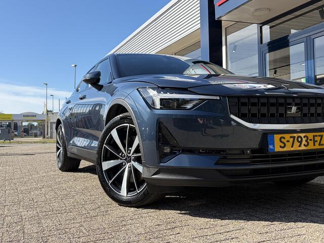 Polestar 2 Standard Range Single Motor 63kWh / Adaptieve Cruise-Control Stop&Go / Stoelverwarming / Elektr.-Stoelen met Geheugen / Elektr.-Wegklapbare Trekhaak / Dodehoek-Detectie / Rondom-Camerazicht / Keyless / Adaptieve LED-Koplampen / Standkachel / Elektr.-Achte