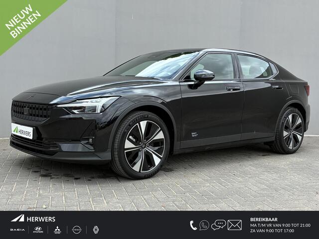 Polestar 2 Long Range Single Motor 78 kWh / SOH 99,89% / Pilot Pack / Achteruitrijcamera / Stoelverwarming / Navigatie / Elektrische Achterklep / 3-fase laden /