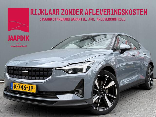 Polestar 2 BWJ 2020 Long Range Dual Motor408 PK Launch Edition 78kWh FULL LED | ADAPTIVE CRUISE | STOELVERW. | STUURVERW. | 360 CAMERA | ELEKTR. STOELEN | ELEKTR. ACHTERKLEP | CARPLAY + ANDROID | NAVI | CLIMA | CRUISE | LMV | PDC