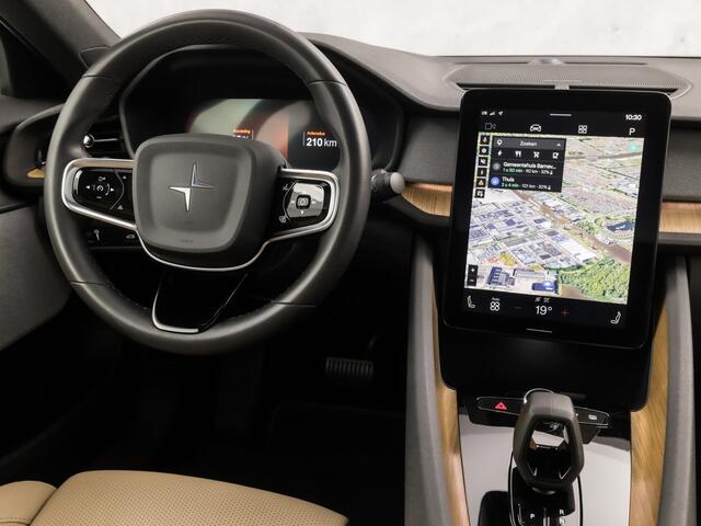 Polestar 2 Long Range Dual Motor Launch Edition 78kWh 408Pk Automaat (PANORAMADAK, HARMAN/KARDON, APPLE CARPLAY, 360 CAMERA, STOELVENTILATIE, MEMORY SEATS, GETINT GLAS, TREKHAAK, ELEK ACHTERKLEP, NIEUWSTAAT)