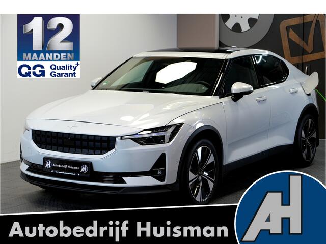 Polestar 2 Long Range Single Motor 78kWh SOH 91% WARMTEPOMP + PIXEL LED + PANORAMADAK + HARMAN/KARDON + PILOT ASSIST + HALFLEDER + STOEL-&STUURVERWARMING + 360 CAMERA + ADAPT.CRUISE + NAVI GOOGLE LIVE + BLIS + LANE ASSIST + 20" LM-VELGEN!