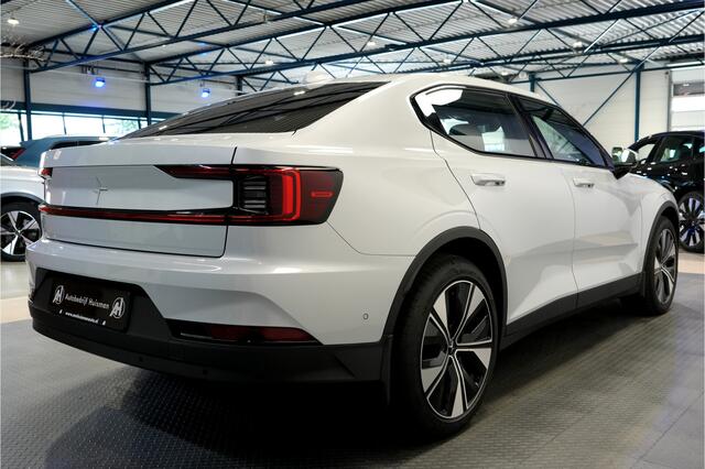 Polestar 2 Long Range Single Motor 78kWh SOH 91% WARMTEPOMP + PIXEL LED + PANORAMADAK + HARMAN/KARDON + PILOT ASSIST + HALFLEDER + STOEL-&STUURVERWARMING + 360 CAMERA + ADAPT.CRUISE + NAVI GOOGLE LIVE + BLIS + LANE ASSIST + 20" LM-VELGEN!