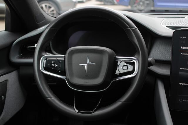 Polestar 2 Long Range Single Motor 78 kWh / SoH 94,4% / 360Camera / CarPlay / Keyless / 19'' / Stoelverwarming / Virtual / Dodehoek / DAB / Cruise Control Adaptief