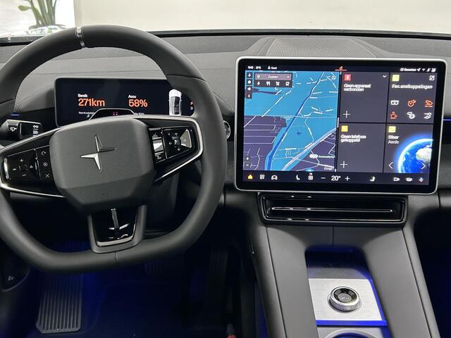 Polestar 4 Long Range Single motor 100 kWh PANORAMADAK | SOH 100 % | NAVIGATIE | 360 GRADEN CAMERA