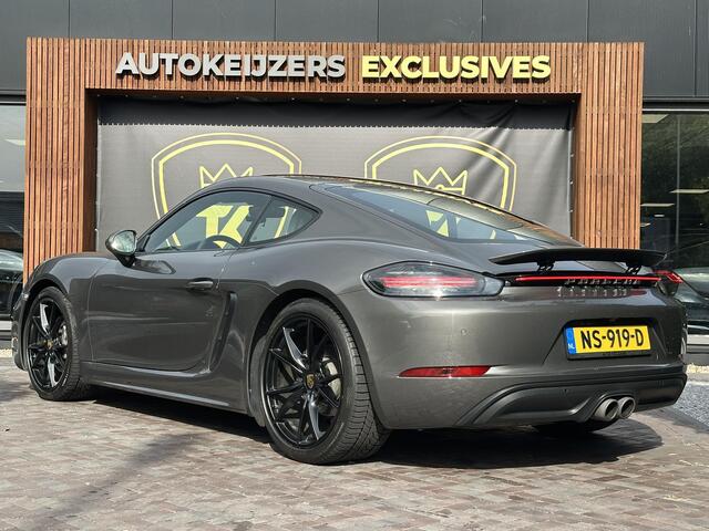Porsche 718 Cayman 2.0 Sportchrono Adapt. Cruise BOSE Stuurverw. CarPlay Keyless LED 20"LM Agaatgrijs