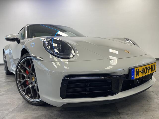 Porsche 911 3.0 Carrera 4 S Sport chrono Bose Dealer onderhouden Kreide Grau Panoramadak ACC 450PK!