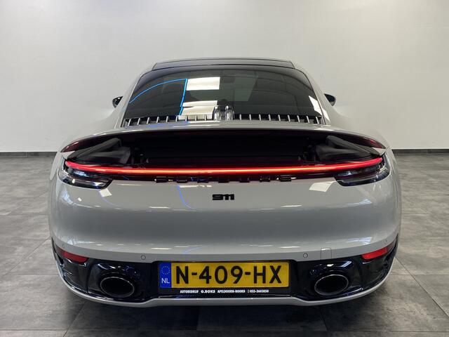 Porsche 911 3.0 Carrera 4 S Sport chrono Bose Dealer onderhouden Kreide Grau Panoramadak ACC 450PK!