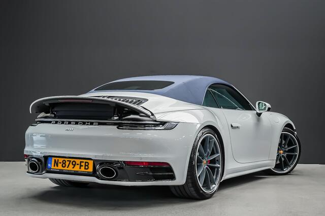 Porsche 911 Cabrio 992 3.0 Carrera S |sport chrono|sport design|neuslift|sportuitlaat|PDLS koplampen|Bose|stoelverarming|stoelventilatie|memory|Apple Carplay|blindspot|360 camera|