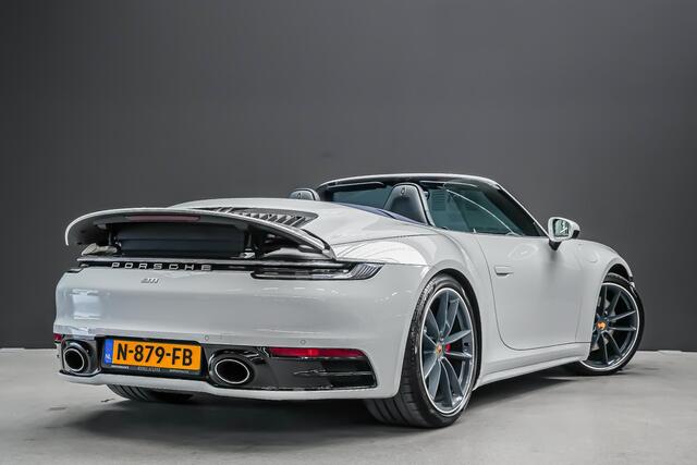 Porsche 911 Cabrio 992 3.0 Carrera S |sport chrono|sport design|neuslift|sportuitlaat|PDLS koplampen|Bose|stoelverarming|stoelventilatie|memory|Apple Carplay|blindspot|360 camera|