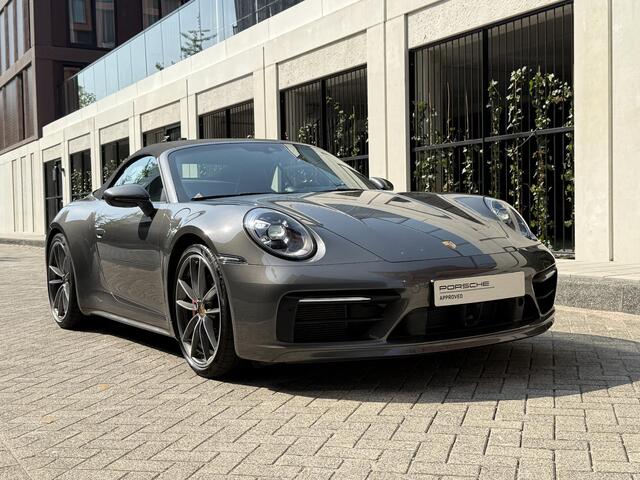 Porsche 911 Cabrio 3.0 Carrera 4 S Approved 2-2027 Lift SportChrono Achteras PDLS SportDesign 20''/21'' Surround View
