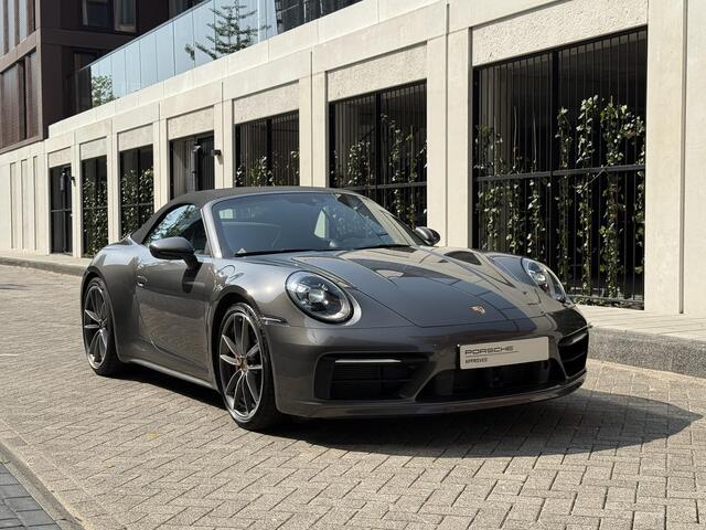 Porsche 911 Cabrio 3.0 Carrera 4 S Approved 2-2027 Lift SportChrono Achteras PDLS SportDesign 20''/21'' Surround View
