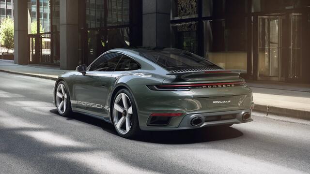 Porsche 911 3.8 Turbo 50 Years, Heritage Design, 21", pano, Burmester, schuifdak, alcantara, memory, keyless, ACC, NP404k