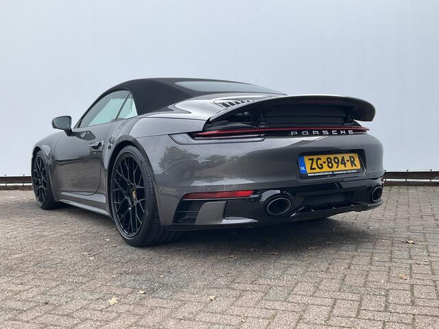 Porsche 911 Cabrio 3.0 Carrera 4 S Sportchrono plus 14-weg orig.NL Agaatgrijs perfecte configuratie
