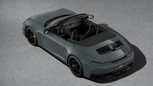 Porsche 911 992.2 T-Hybrid Carrera 4 GTS Cabriolet Keramisch 911 3.6 Carrera 4 GTS Stiksel Geel