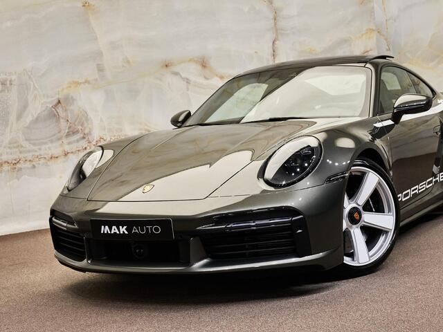 Porsche 911 Coupé 3.8 Turbo 50 Years, Heritage Design, 21", pano, Burmester, schuifdak, alcantara, memory, keyless, ACC, NP404k