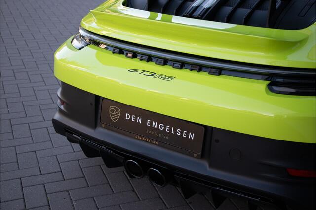 Porsche 911 4.0 GT3 RS | Weissach | PTS | Keramische PCCB | Lift | Exclusive Manufaktur ¤16.539 PTS | Sport Chrono | PDLS+ Black | 525PK | Alcantara | Carbon | 19/20" | Exclusive Design Achterlichten | 992 | GT3RS | Clubsport pakket | Camera | Sfeerverlichting | Appl