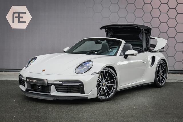 Porsche 911 Cabrio 3.8 Turbo S | SPORT DESIGN AERO KIT | LIFTING | BOSE | GT SPORTSTUUR MET VERWARMING | PDLS+ | LIFTING | 360CAM | PASM | STOELKOELING | INNODRIVE ADAPTIVE CRUISE | ACHTERASBESTURING | STUURVERWARMING |