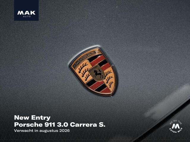 Porsche 911 3.0 Carrera S, PDK, pano, Bose, sp.chrono, PASM, PDLS+, camera, sp.uitlaat