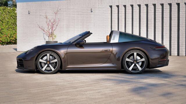 Porsche 911 3.0 Targa 4S , PTS Macadamia, noselift, Exclusive Manufaktur, Burmester, 21", SportDesign, ACC, privacy, NP317K