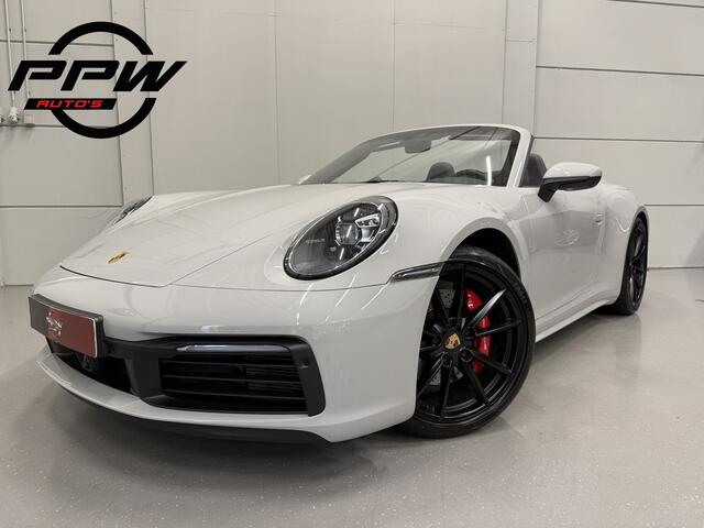 Porsche 911 Cabrio 3.0 Carrera S KRIJT/SPORT-CHRONO/PASM/VENTILATIE+MEMORY/4 WIELBESTURING/SPORT-UITLATEN/PDLS-LED/ACC/360AMERA/BOSE/AMBIENT/PORSCHE-DEALER HISTORIE/BTW-AUTO